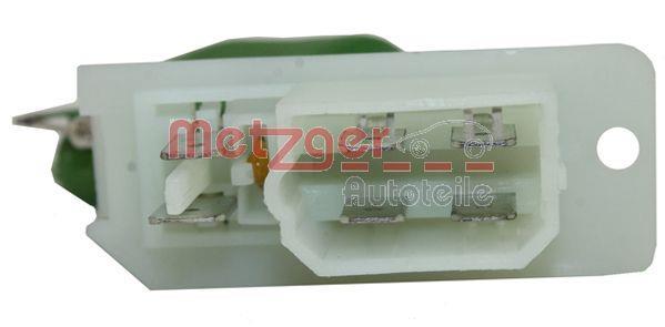 Résistance, pulseur d'air habitacle (Élément de commande, chauffage/ventilation) METZGER ref. 0917337